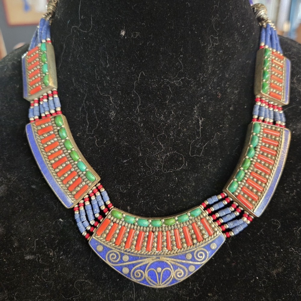 Silver Tibetan Necklace